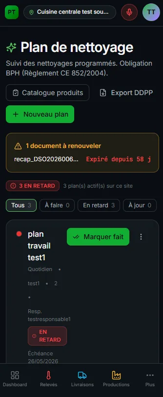 Plat Témoin — capture 6